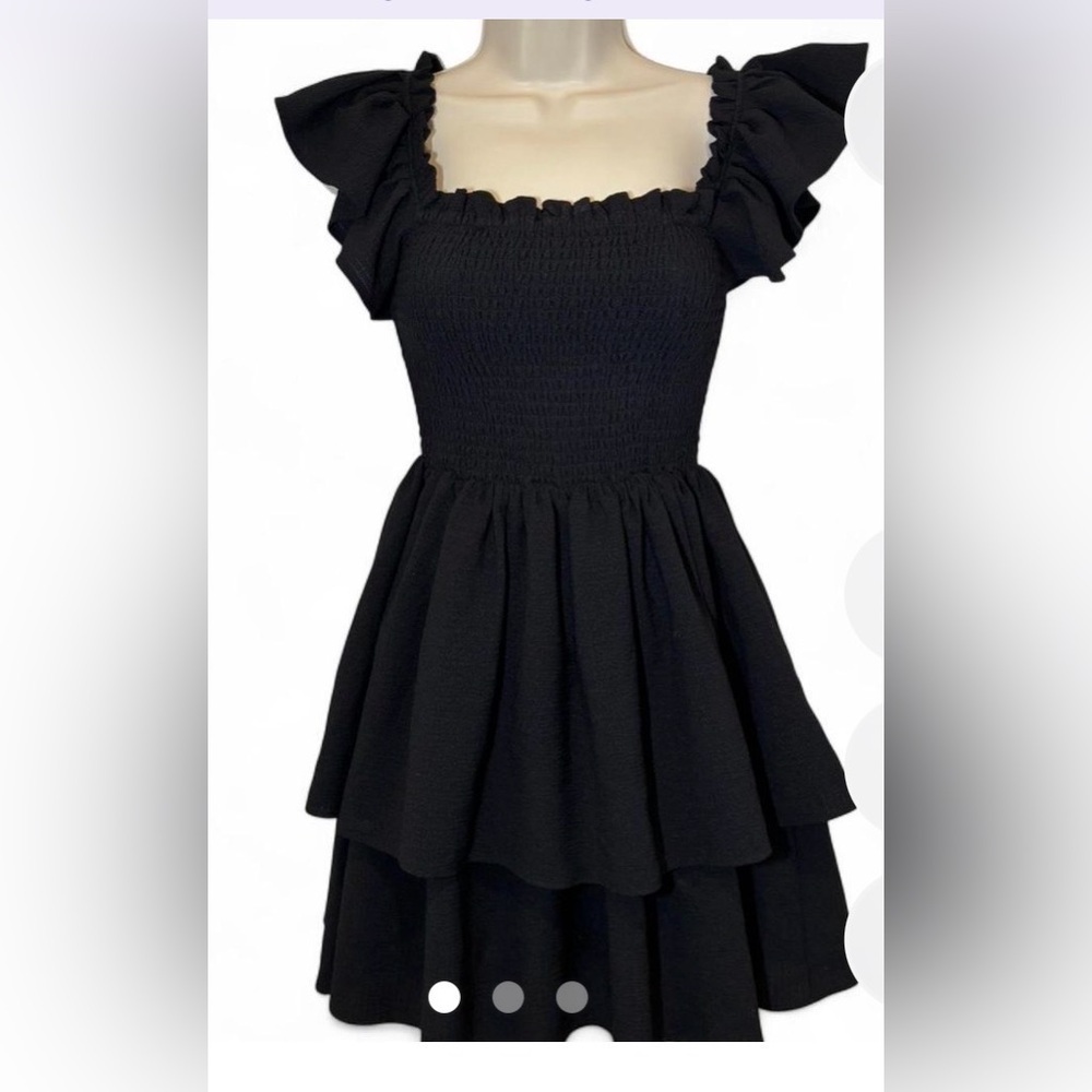 Express Black Textured Dress